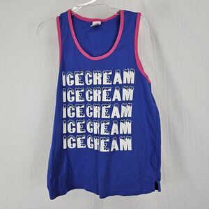 Billionaire Boys Club Ice Cream Blue Pink Men's Size Medium Tank Top